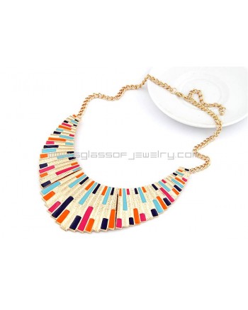 Fan Shaped Retro Necklace